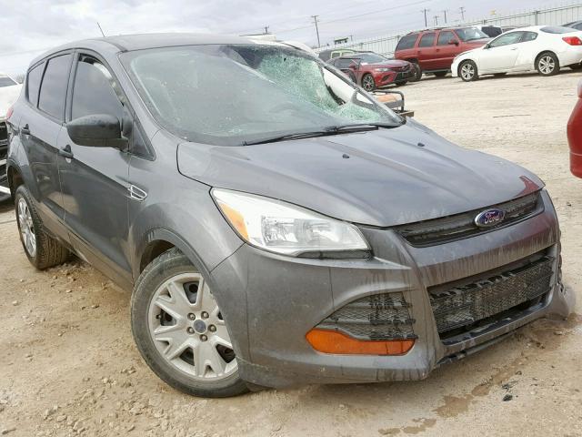 1FMCU0F75EUB00550 - 2014 FORD ESCAPE S GRAY photo 1