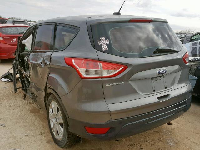 1FMCU0F75EUB00550 - 2014 FORD ESCAPE S GRAY photo 3