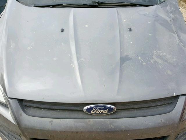 1FMCU0F75EUB00550 - 2014 FORD ESCAPE S GRAY photo 7