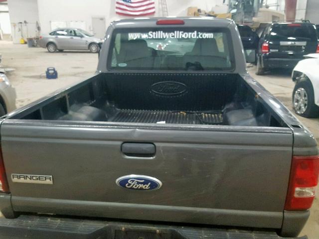 1FTYR10D79PA13561 - 2009 FORD RANGER GRAY photo 6