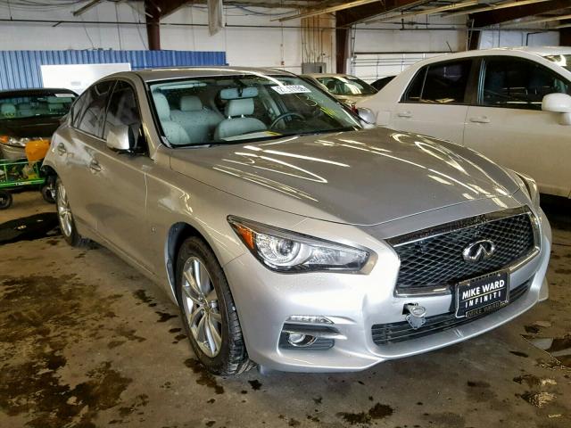 JN1BV7AR5FM398472 - 2015 INFINITI Q50 BASE SILVER photo 1