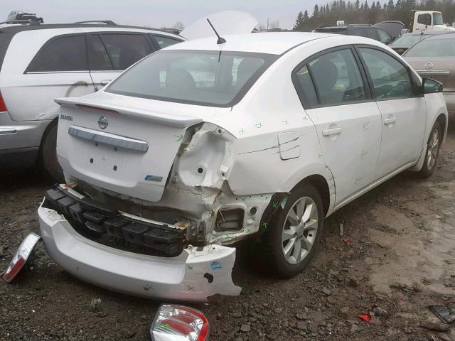 3N1AB6AP5CL721874 - 2012 NISSAN SENTRA 2.0 WHITE photo 4