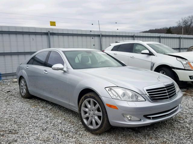 WDDNG71X77A037465 - 2007 MERCEDES-BENZ S 550 SILVER photo 1