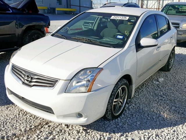 3N1AB6AP7AL628125 - 2010 NISSAN SENTRA 2.0 WHITE photo 2