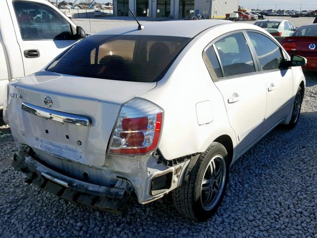 3N1AB6AP7AL628125 - 2010 NISSAN SENTRA 2.0 WHITE photo 4