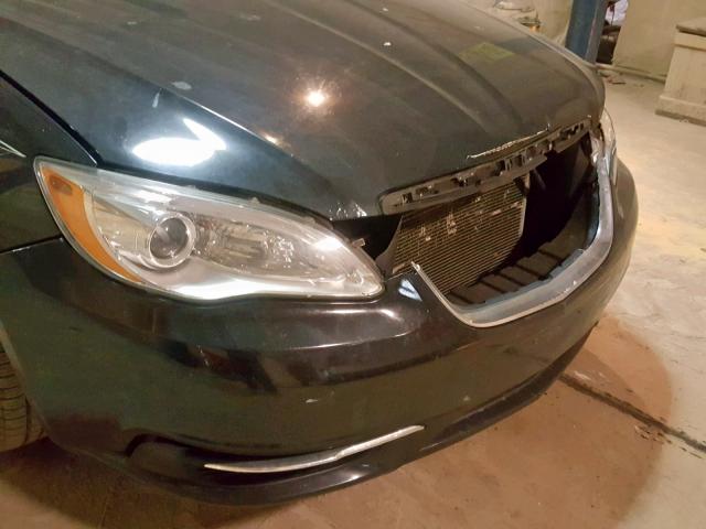 1C3CCBBB8DN580402 - 2013 CHRYSLER 200 TOURIN BLACK photo 9