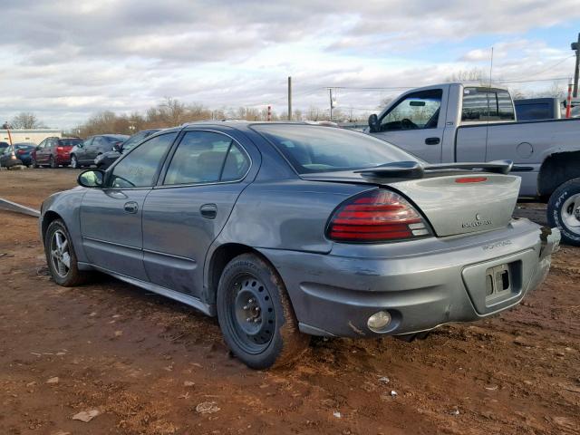 1G2NF52E94M669316 - 2004 PONTIAC GRAND AM S GRAY photo 3