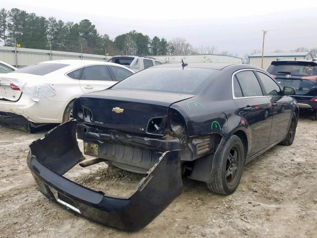 1G1ZG57B78F207459 - 2008 CHEVROLET MALIBU LS შავი ფოტო 4