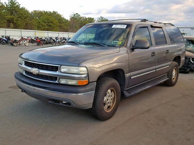 1GNFK16Z32J255519 - 2002 CHEVROLET SUBURBAN K GRAY photo 2