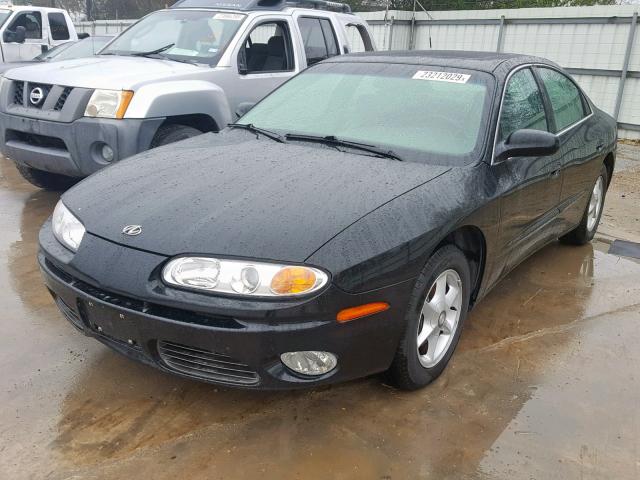 1G3GR64H414154972 - 2001 OLDSMOBILE AURORA BLACK photo 2