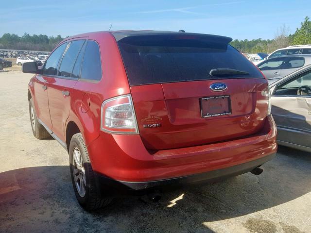 2FMDK36C87BB65622 - 2007 FORD EDGE SE BURGUNDY photo 3