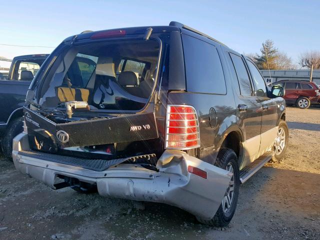 4M2DU86W04ZJ28475 - 2004 MERCURY MOUNTAINEE 黑色 照片 4