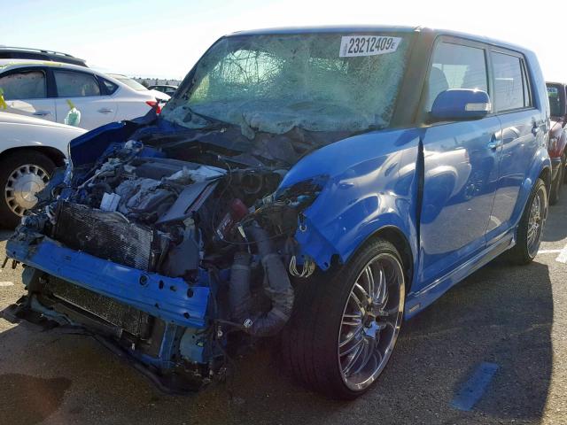 JTLZE4FE4B1137799 - 2011 TOYOTA SCION XB BLUE photo 2