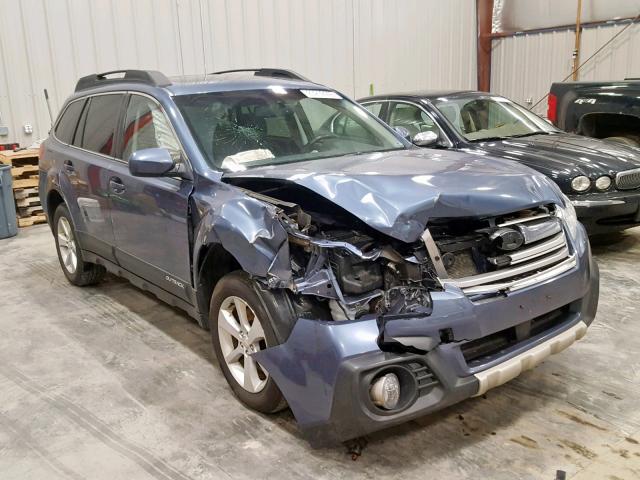 4S4BRDLC2D2318476 - 2013 SUBARU OUTBACK 3. BLUE photo 1