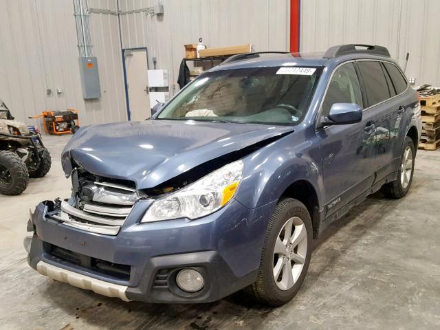 4S4BRDLC2D2318476 - 2013 SUBARU OUTBACK 3. BLUE photo 2