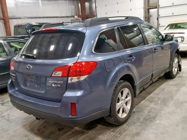 4S4BRDLC2D2318476 - 2013 SUBARU OUTBACK 3. BLUE photo 4