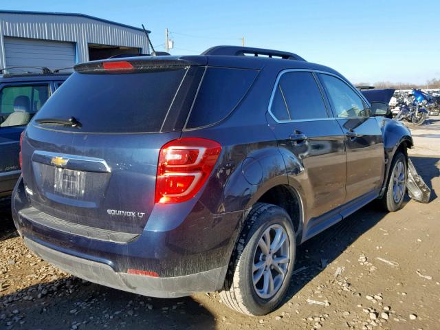 2GNALCEK4G1112720 - 2016 CHEVROLET EQUINOX LT BLUE photo 4