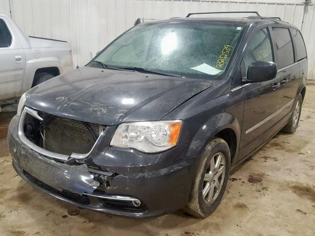 2C4RC1BG7CR172597 - 2012 CHRYSLER TOWN & COU CHARCOAL photo 2