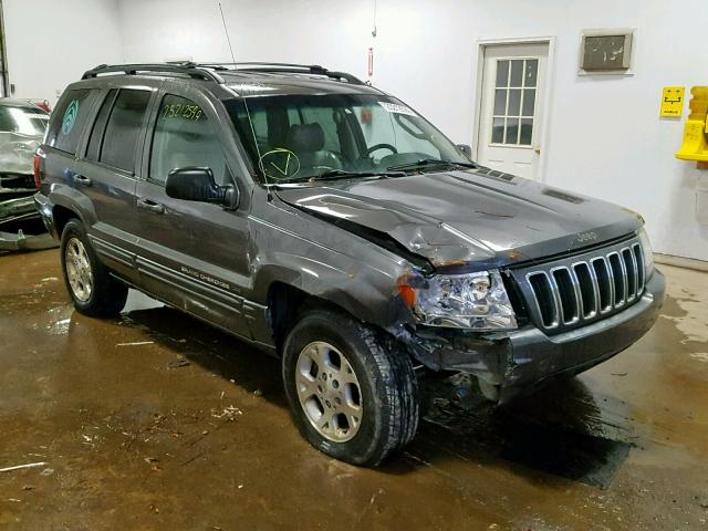 1J4GW58N63C614946 - 2003 JEEP GRAND CHER GRAY photo 1