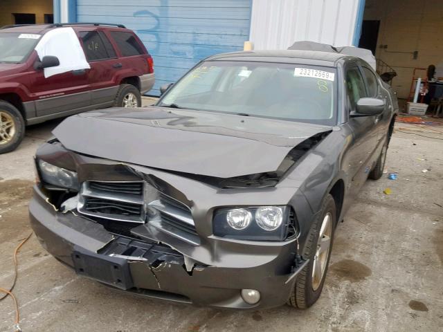 2B3CA3CV9AH194304 - 2010 DODGE CHARGER SX GRAY photo 2