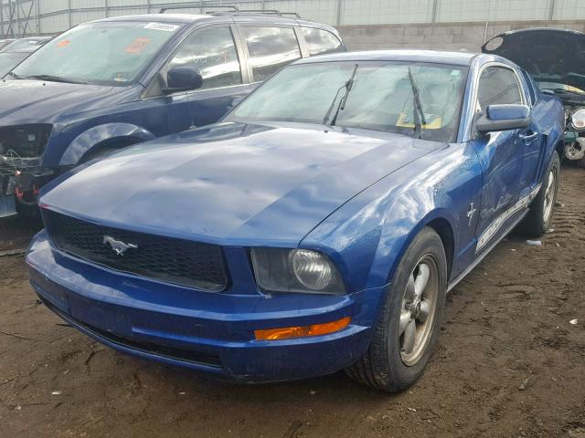 1ZVHT80N375245874 - 2007 FORD MUSTANG 蓝色 照片 2