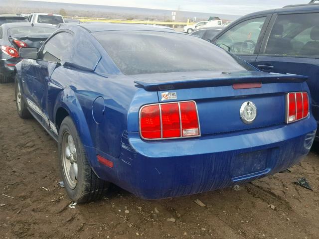 1ZVHT80N375245874 - 2007 FORD MUSTANG 蓝色 照片 3