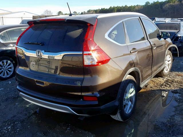 2HKRM3H79FH513967 - 2015 HONDA CR-V EXL BROWN photo 4