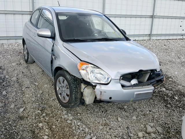 KMHCM3AC2AU163346 - 2010 HYUNDAI ACCENT BLU SILVER photo 1