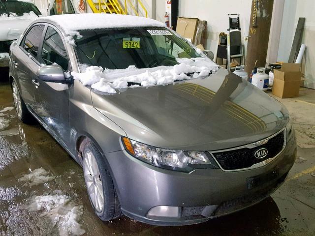 KNAFW4A30C5585563 - 2012 KIA FORTE SX SILVER photo 1