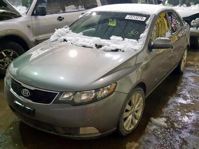 KNAFW4A30C5585563 - 2012 KIA FORTE SX SILVER photo 2