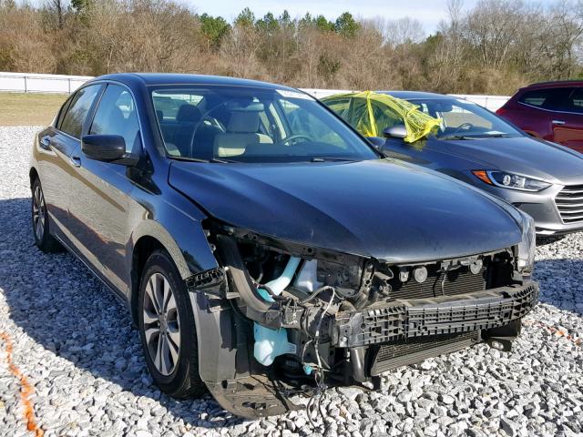 1HGCR2F38DA049433 - 2013 HONDA ACCORD LX BLACK photo 1