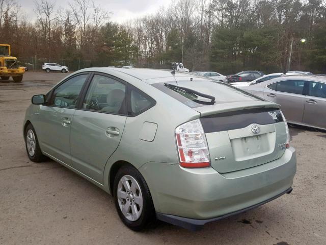 JTDKB20UX77624259 - 2007 TOYOTA PRIUS GREEN photo 3