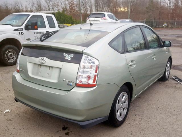 JTDKB20UX77624259 - 2007 TOYOTA PRIUS GREEN photo 4