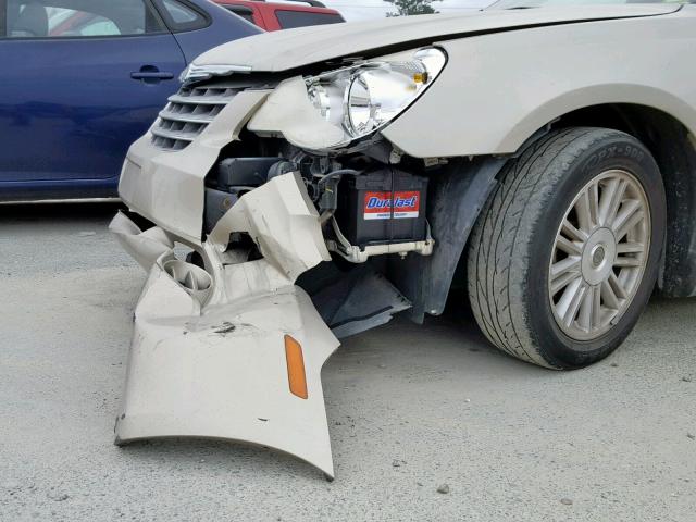 1C3LC56B29N527651 - 2009 CHRYSLER SEBRING TO TAN photo 10