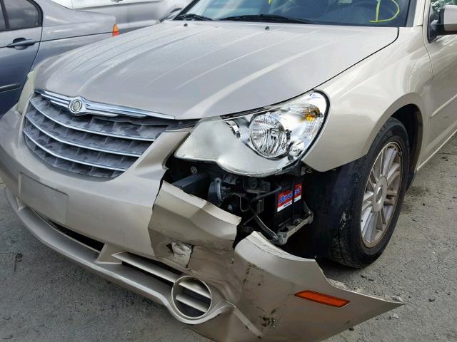 1C3LC56B29N527651 - 2009 CHRYSLER SEBRING TO TAN photo 9