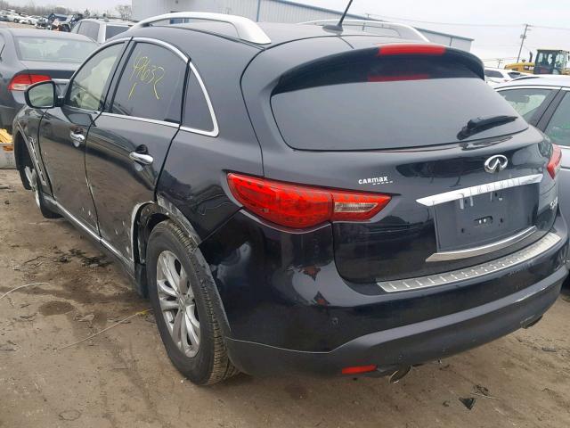 JN8CS1MW3EM412915 - 2014 INFINITI QX70 BLACK photo 3