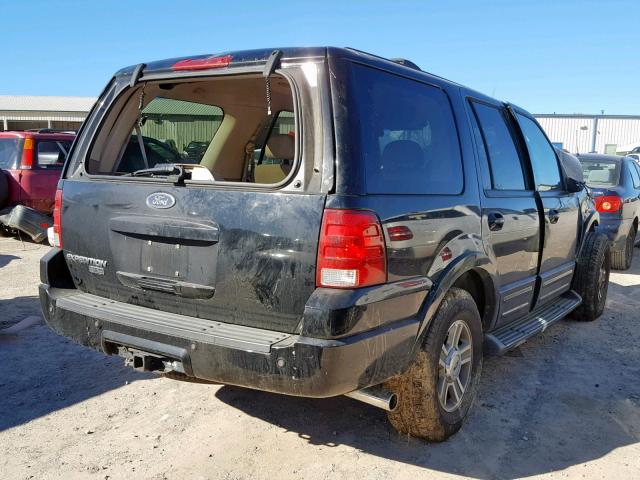 1FMFU18L54LB40029 - 2004 FORD EXPEDITION BLACK photo 4