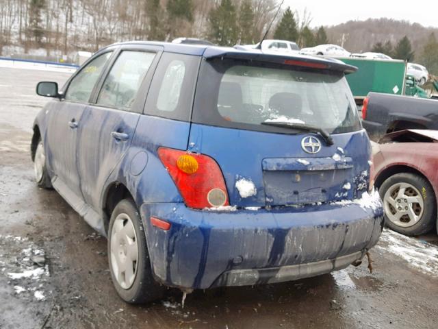 JTKKT604150123764 - 2005 TOYOTA SCION XA BLUE photo 3