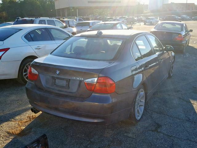 WBAVB33546PS19145 - 2006 BMW 330 I GRAY photo 4