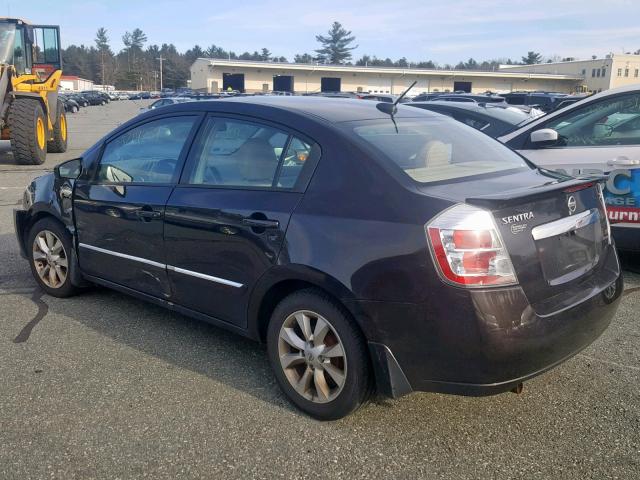 3N1AB6AP8CL634275 - 2012 NISSAN SENTRA 2.0 BLACK photo 3