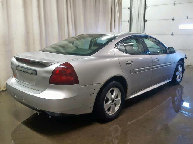 2G2WP552761164196 - 2006 PONTIAC GRAND PRIX SILVER photo 4