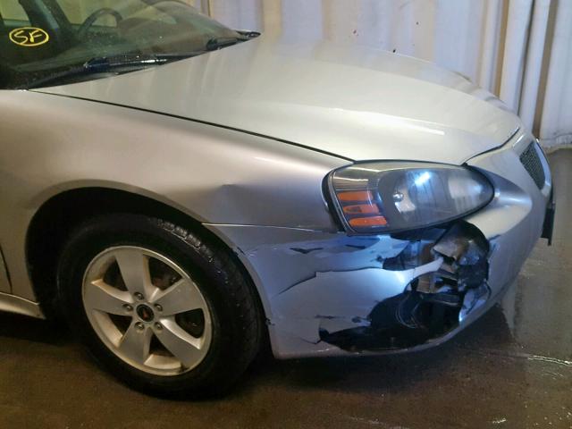 2G2WP552761164196 - 2006 PONTIAC GRAND PRIX SILVER photo 9