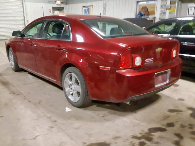 1G1ZD5EB1AF245304 - 2010 CHEVROLET MALIBU 2LT RED photo 3