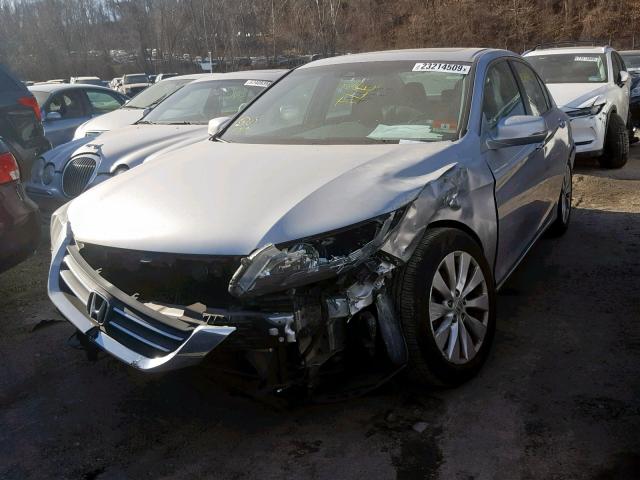 1HGCR2F83DA145787 - 2013 HONDA ACCORD EXL SILVER photo 2