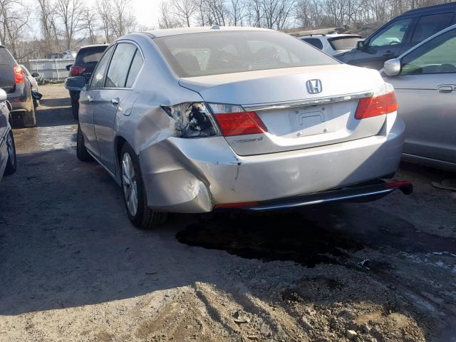 1HGCR2F83DA145787 - 2013 HONDA ACCORD EXL SILVER photo 3