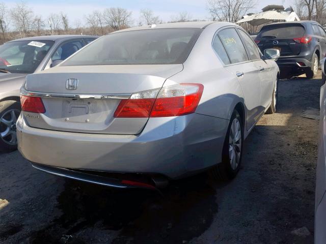 1HGCR2F83DA145787 - 2013 HONDA ACCORD EXL SILVER photo 4