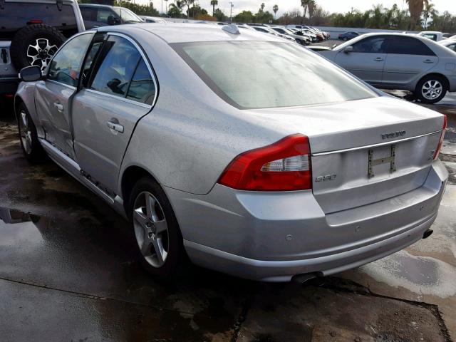 YV1AH992881050196 - 2008 VOLVO S80 T6 TUR SILVER photo 3