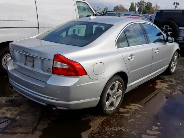 YV1AH992881050196 - 2008 VOLVO S80 T6 TUR SILVER photo 4