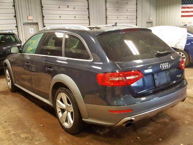 WA1UFAFL4FA079922 - 2015 AUDI A4 ALLROAD BLUE photo 3