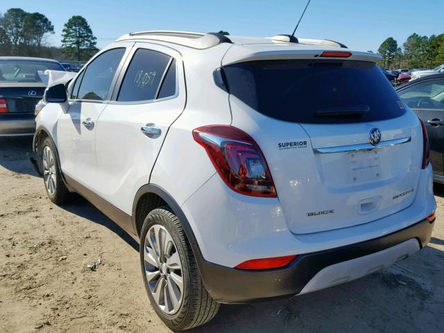 KL4CJASBXHB042197 - 2017 BUICK ENCORE PRE WHITE photo 3